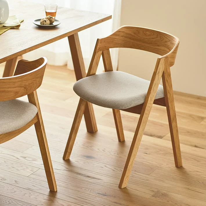 ELEMT(エレムト)　ベンチダイニング4点セット ナチュラル - Image 4