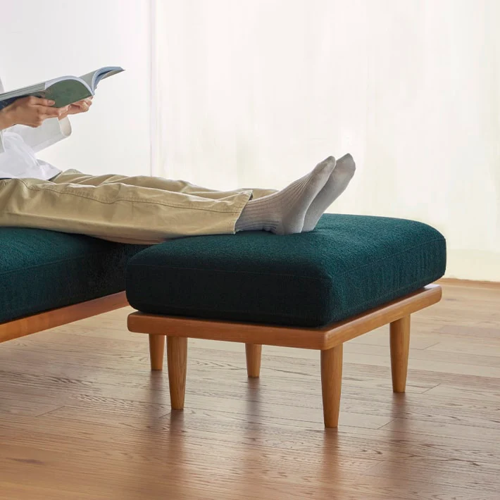 ZIZZI(ジッジ)　カバーリングオットマン ナチュラルカラー - Image 4