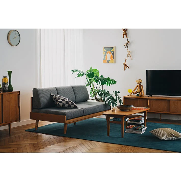 ALBERO(アルベロ)　カバーリングソファ 3シーター ウォールナットカラー - Image 11