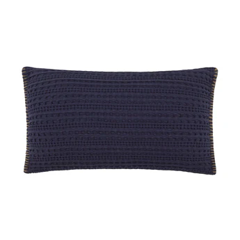 WAFFI(ワフィ)　クッションカバー 30x50cm 中材込み ネイビー