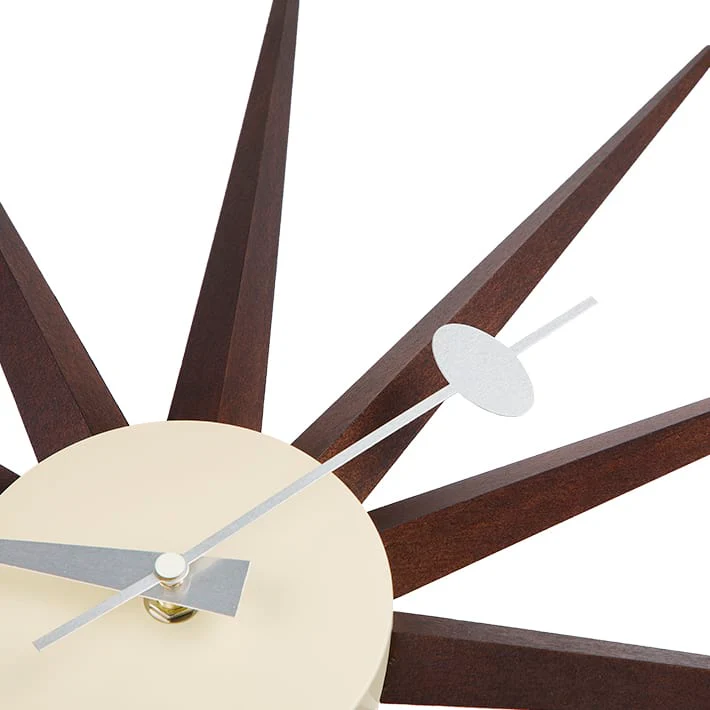 George Nelson Sunburst Clock　ウォルナット - Image 3