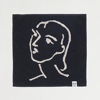 AMBIENT TOWEL HANDKERCHIEF TOWEL / Henri Matisse / CHARCOAL×CREAM