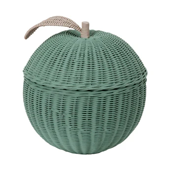 Fruity(フルーティー)　ラタンバスケット GREEN APPLE