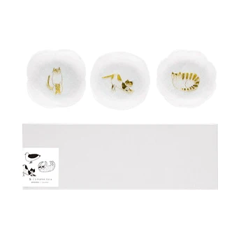 emoemo×toumei 箔 comamezara set ねこ