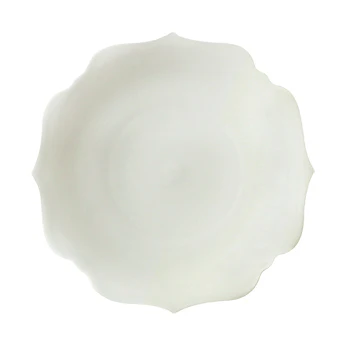 meimei ware 25.5 盛皿 稜花 青白
