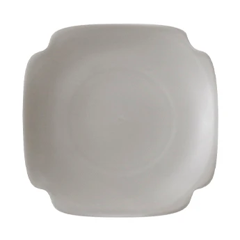 meimei ware 25.5 盛皿 隅入 薄灰 - Image 2